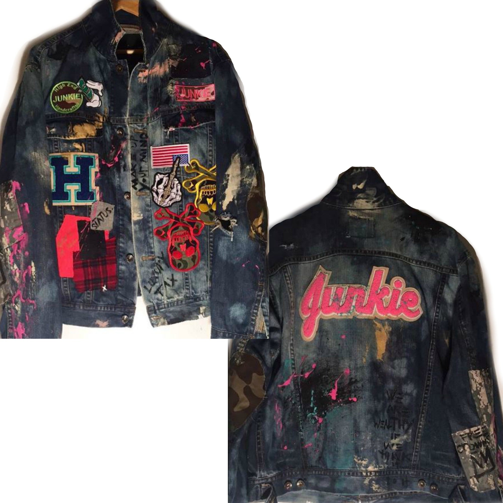 Handcrafted Recycled Demin Jacket