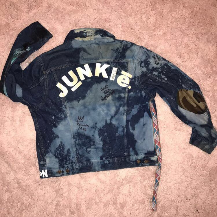Handcrafted Recycled Demin Jacket