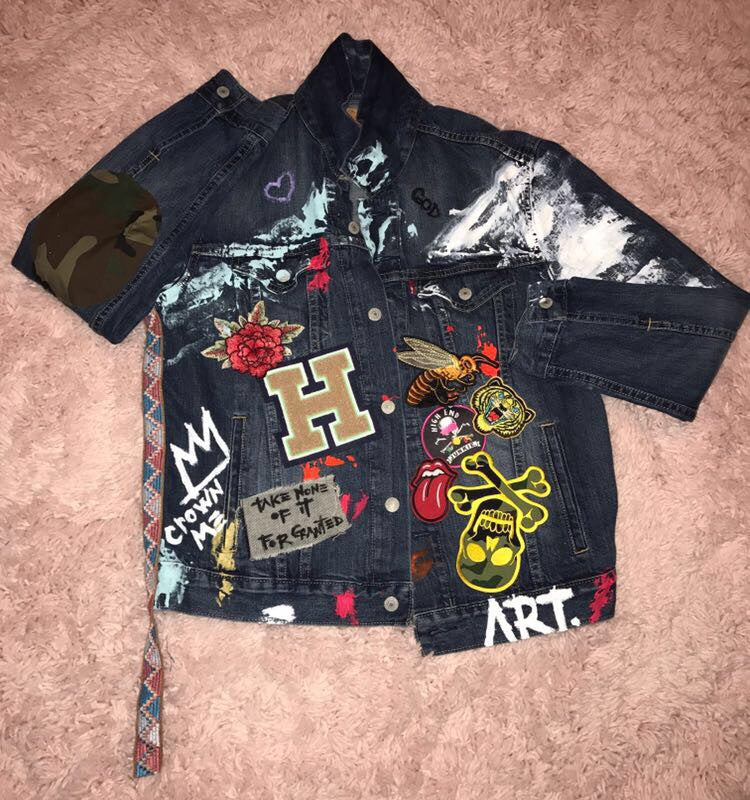 Handcrafted Recycled Demin Jacket