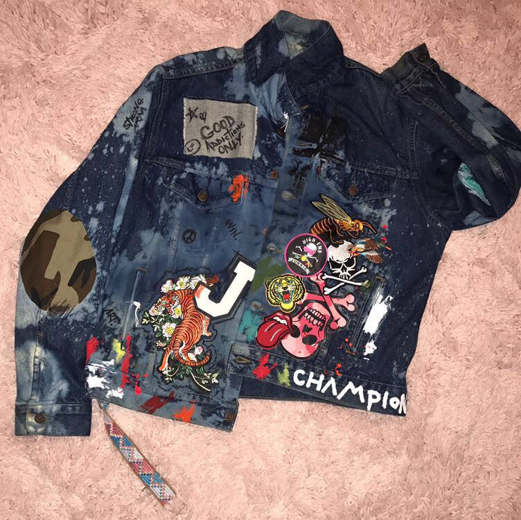 Handcrafted Recycled Demin Jacket