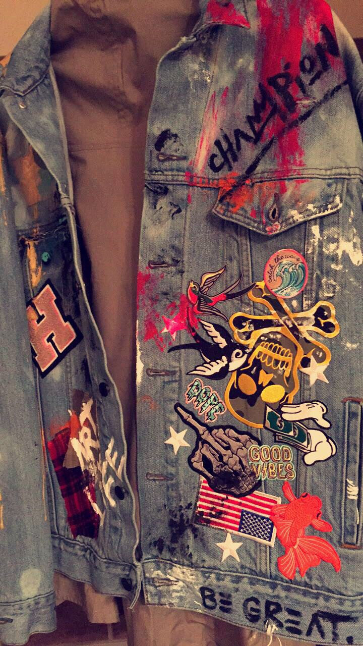 Handcrafted Recycled Demin Jacket