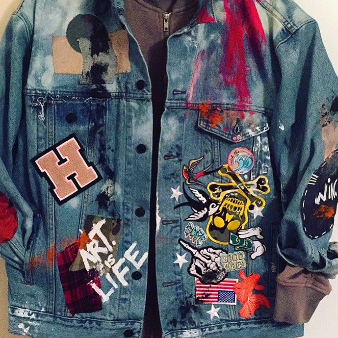 Handcrafted Recycled Demin Jacket