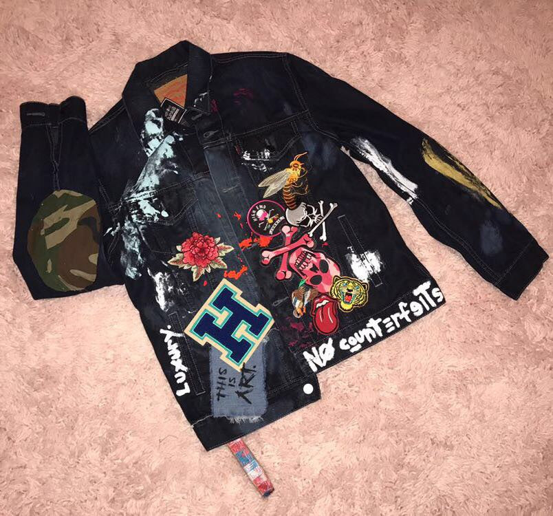 Handcrafted Recycled Demin Jacket