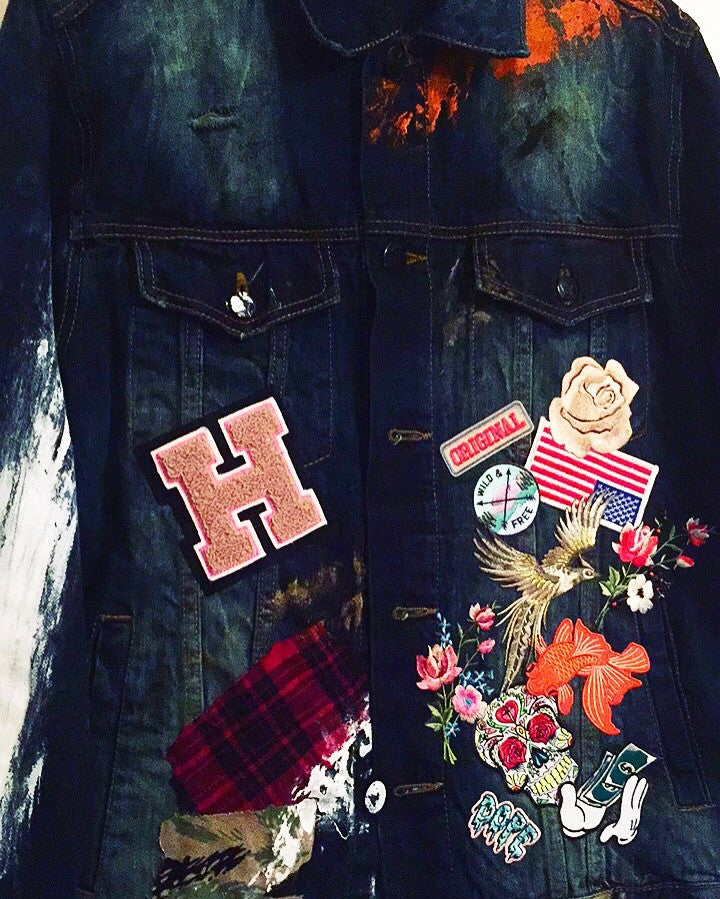 Handcrafted Recycled Demin Jacket