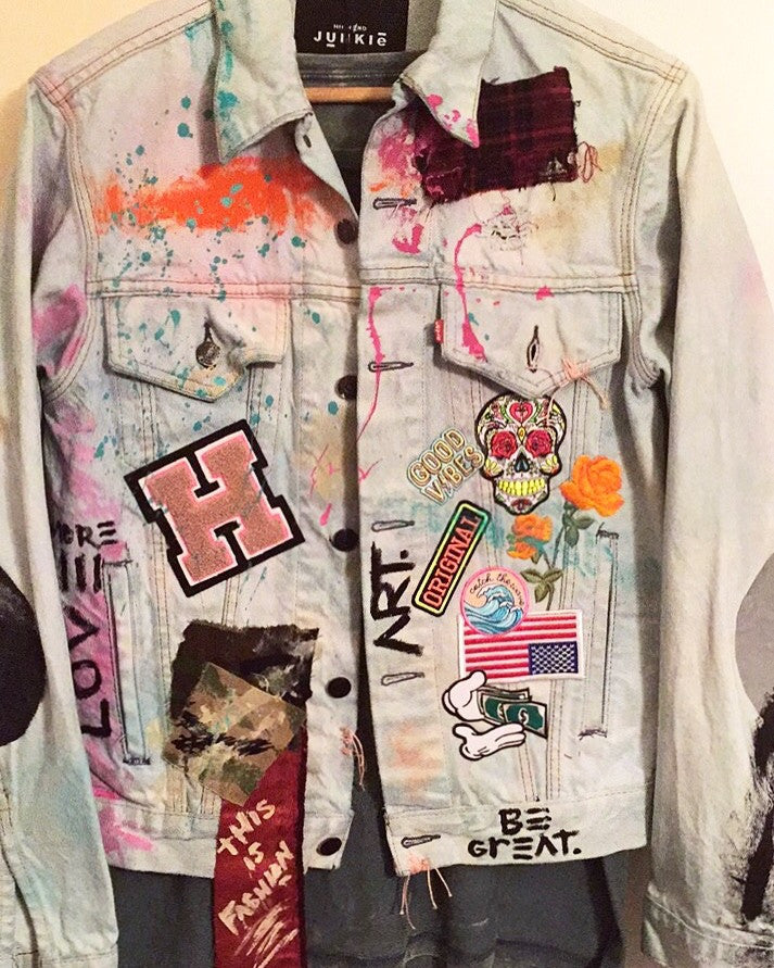 Handcrafted Recycled Demin Jacket