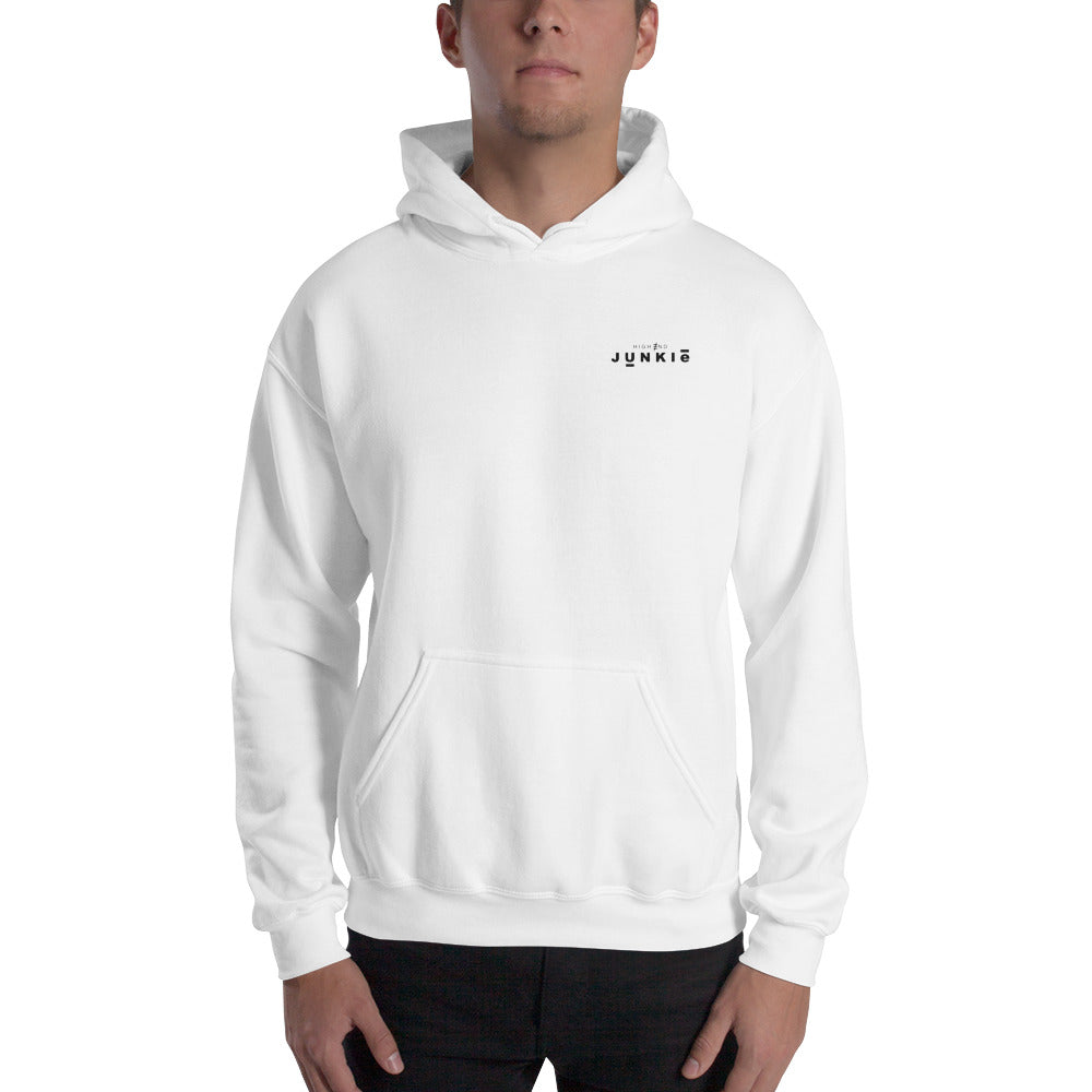 Micro Embroidered Hooded Sweatshirt