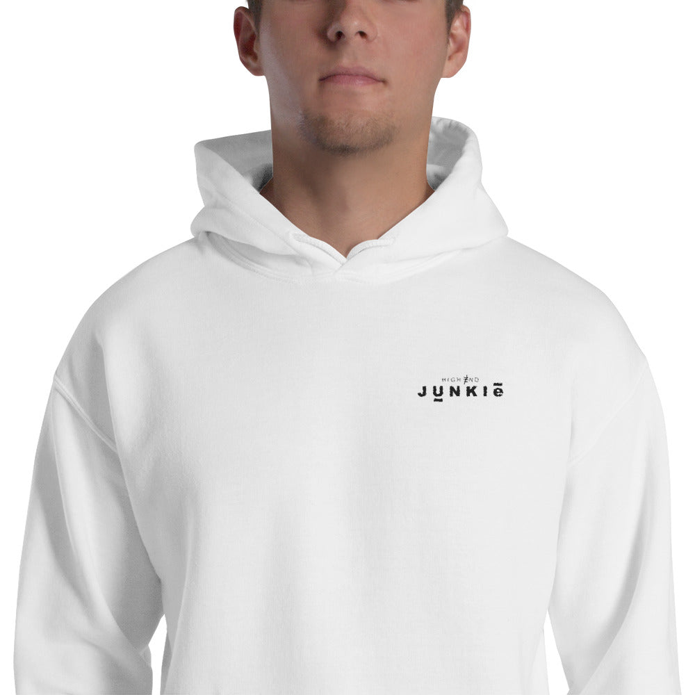 Micro Embroidered Hooded Sweatshirt