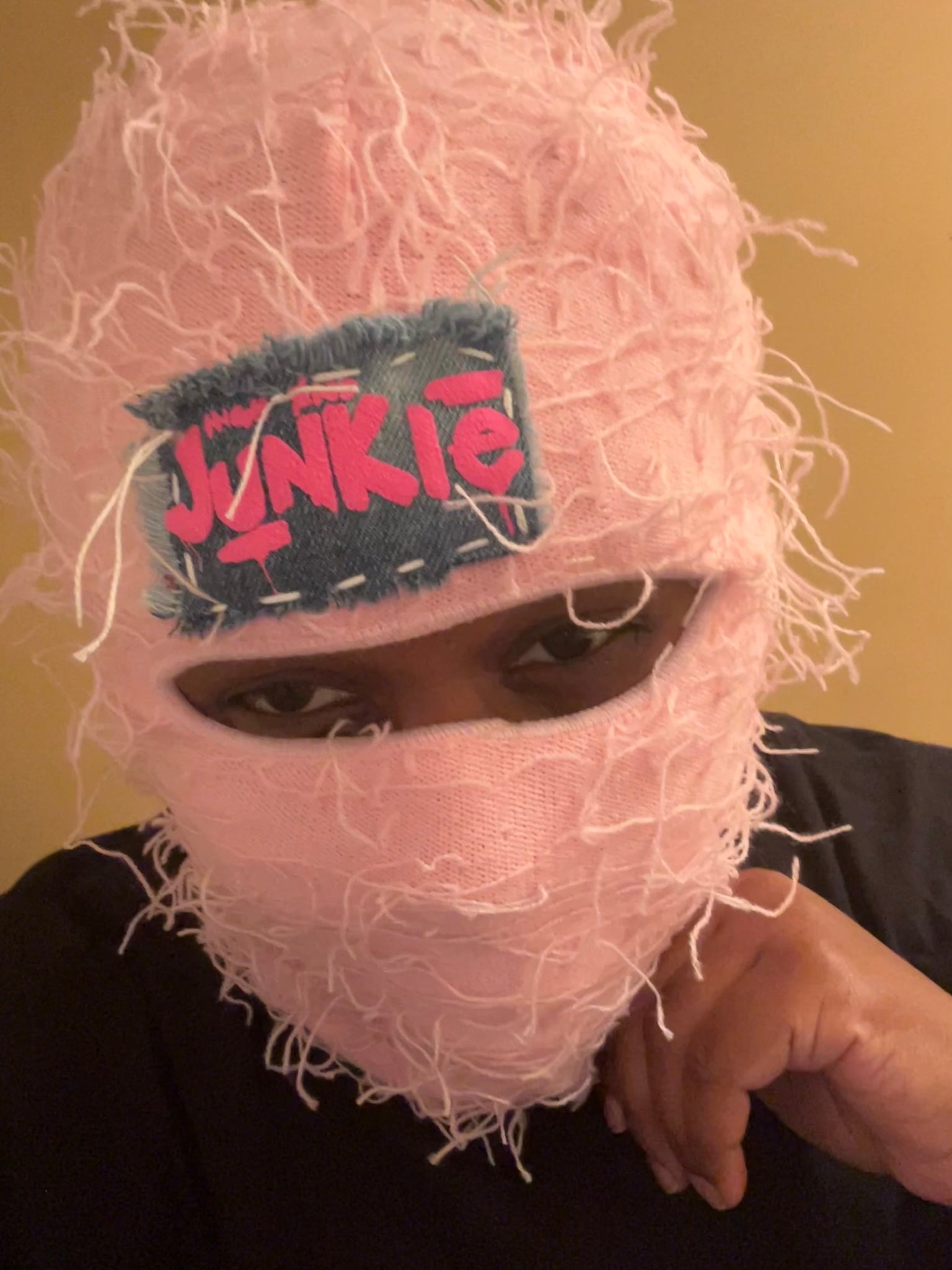 Distressed Ski Mask