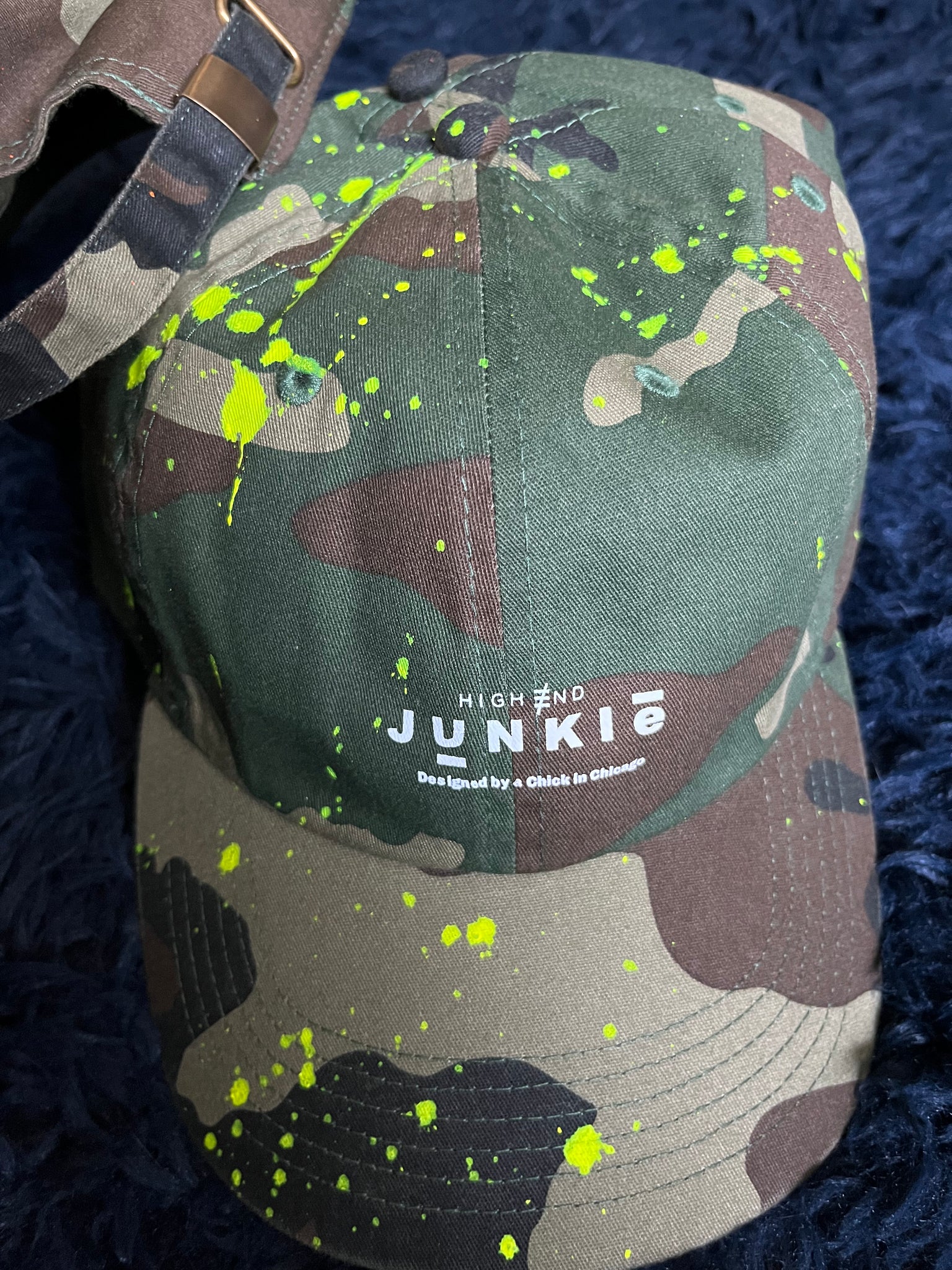 Camo Neon Dad Cap