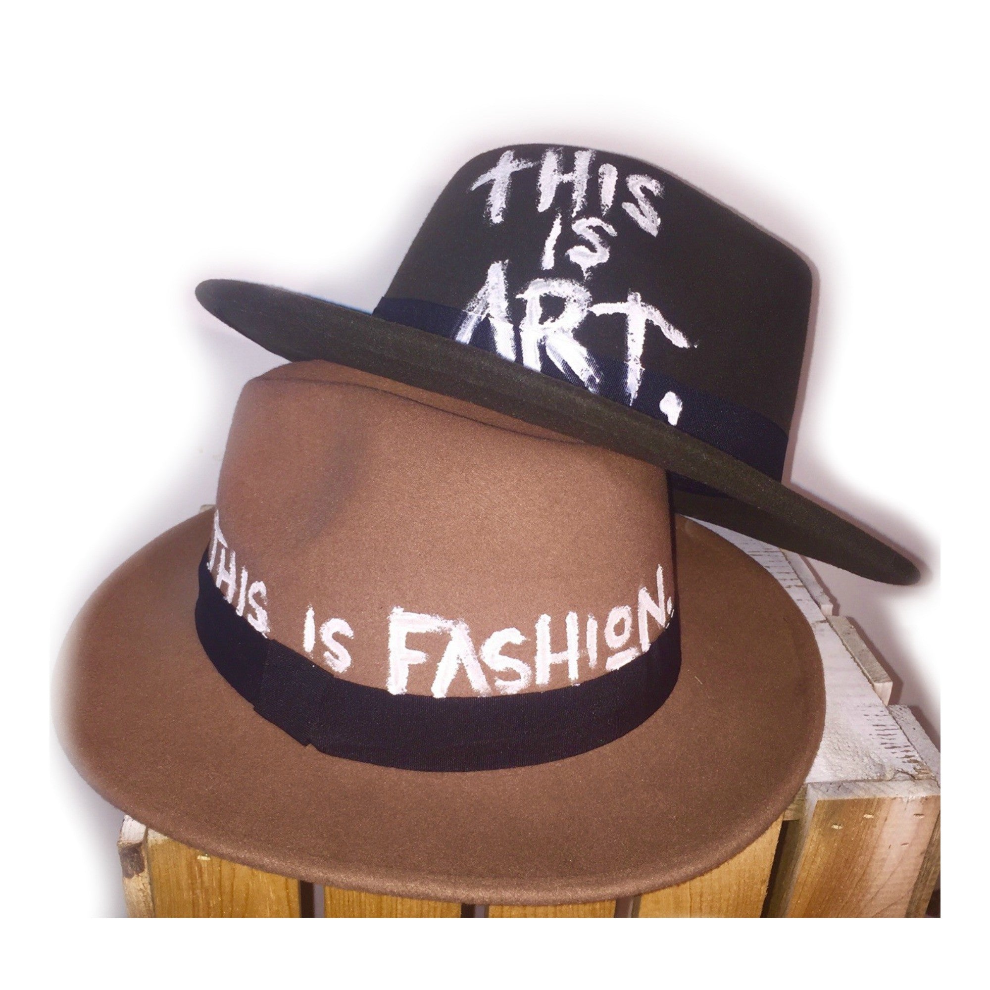 The Socialite Handpainted Fedoras