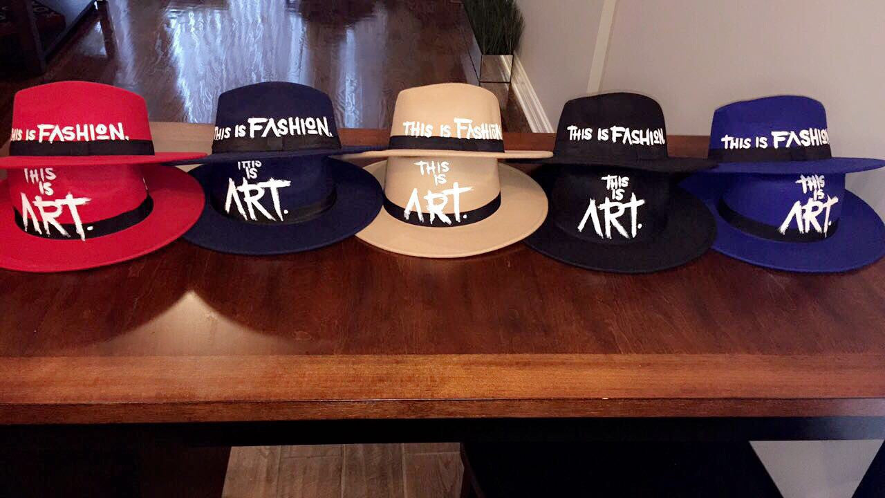 The Socialite Handpainted Fedoras