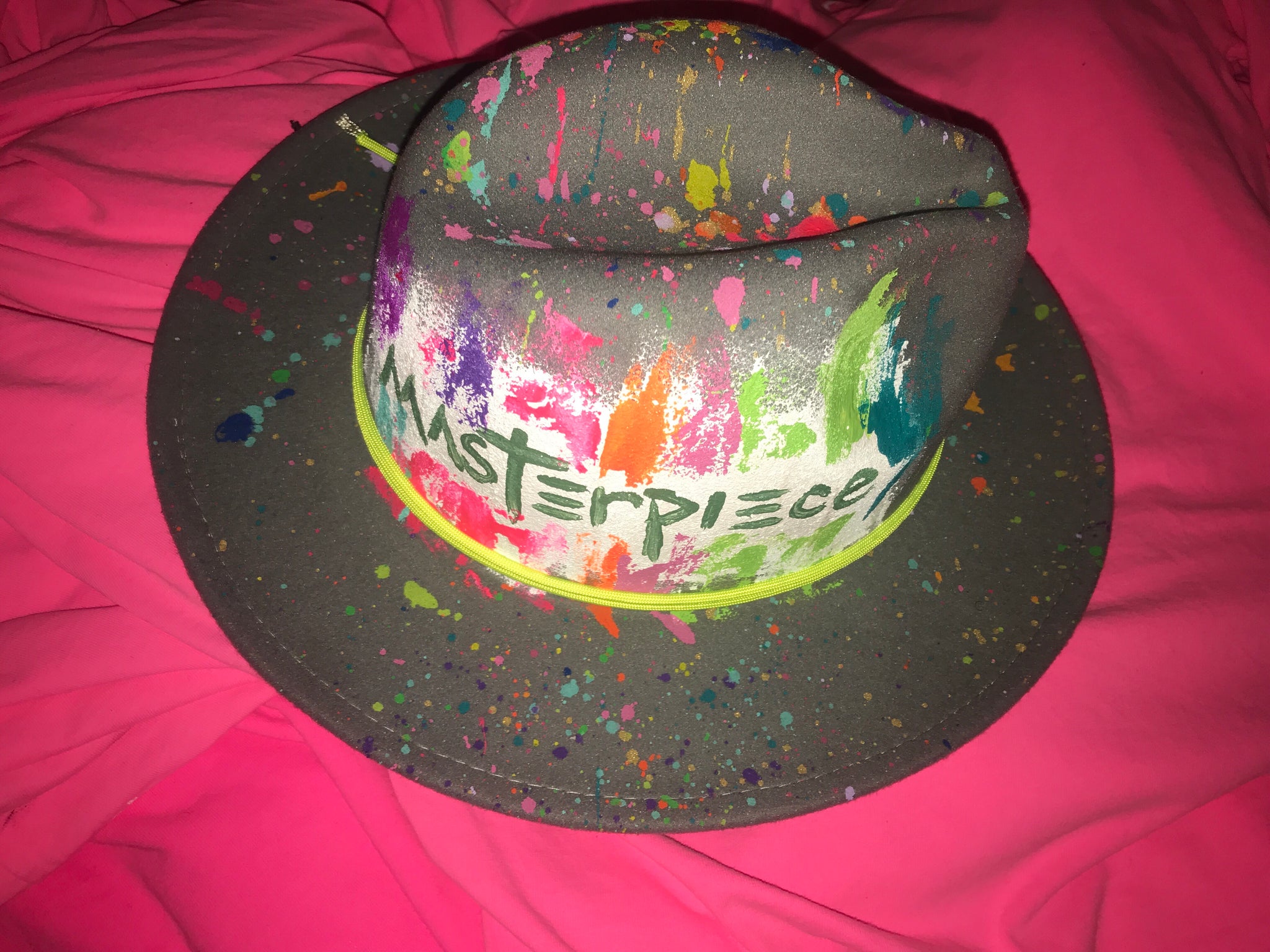 A “MasterPiece” Hand Painted Fedoras