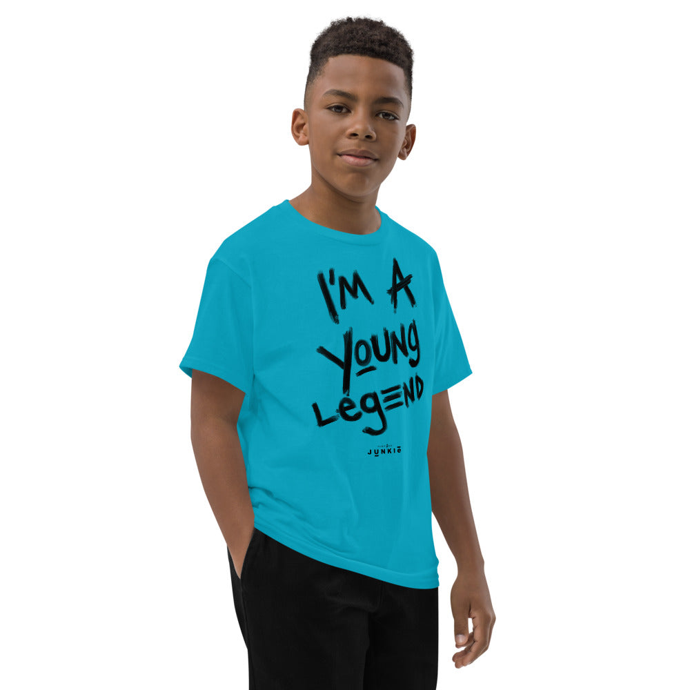 Young Legend Youth Short Sleeve T-Shirt (multiple colors/black font)